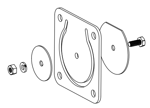 17016 by Banjo | Replacement Part for Centrifugal Pumps | Check Valve Assembly | EPDM