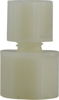 17146N (17-146N) by Midland | Plastic Compression Fitting | Female Connector | 1/4" Tube OD x 1/4" Female Pipe | Straight | White Nylon