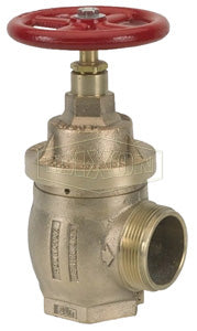 NAPRAV150F-35 Dixon Cast Brass Factory Set Pressure Reducing Valve - 1-1/2" Female NPT Inlet - 1-1/2" Male NST(NH) Outlet - Calculated Setting: 35