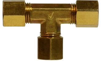 700064-14 by Midland | Lead Free Compression Fitting | 7/8" Tube OD x 7/8" Tube OD x 7/8" Tube OD | Tee | Brass | Replaces: 18009LF / 18-009LF