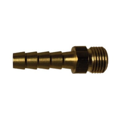 18534 by Midland | Hose Barb Compression | 1/4" Hose ID x 1/4" Male Compression | Adapter | Brass