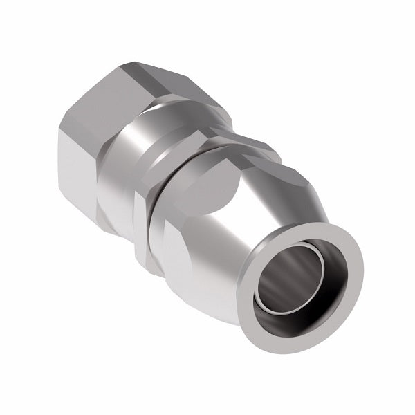 190600-5C Aeroquip by Danfoss | Female 37° JIC Swivel Super Gem PTFE Reusable Hose Fitting | -05 Female 37° JIC Swivel x -05 Reusable Hose End | Stainless Steel