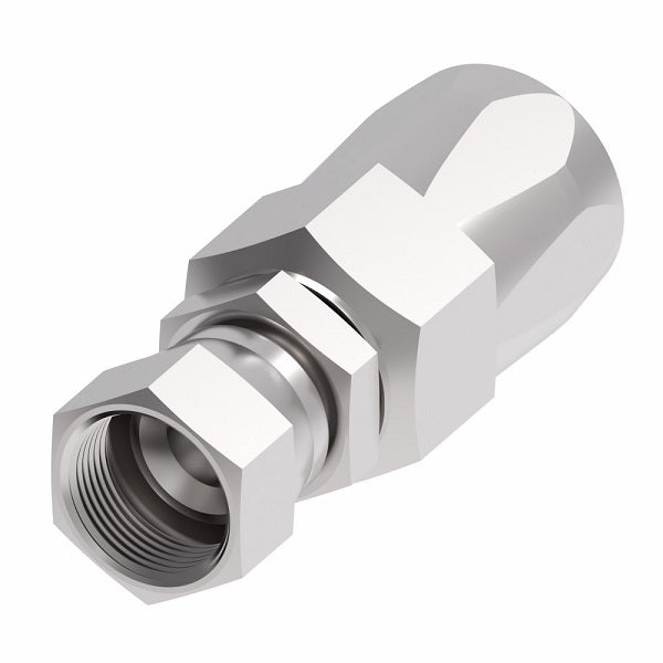 190800-8S Aeroquip by Danfoss | Female 37° JIC Swivel Power Steering & Air Brake Reusable Hose Fitting | -08 Female 37° JIC Swivel x -08 Reusable Hose End | Steel