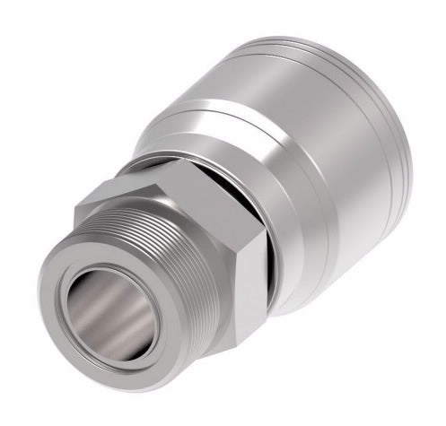 1AA10MR10 Aeroquip by Danfoss | 1 & 2 Wire TTC Male ORS (MR) Crimp Fitting | -10 Male O-Ring Face Seal x -10 Hose Barb | Steel