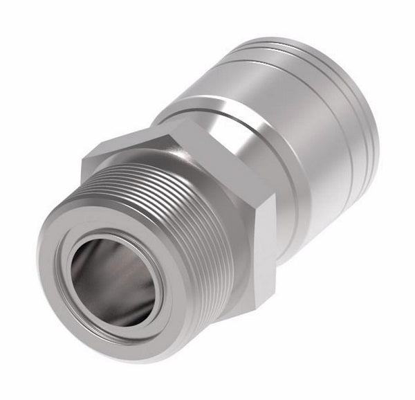 1AA20MR20 Aeroquip by Danfoss | 1 & 2 Wire TTC Male ORS (MR) Crimp Fitting | -20 Male O-Ring Face Seal x -20 Hose Barb | Steel