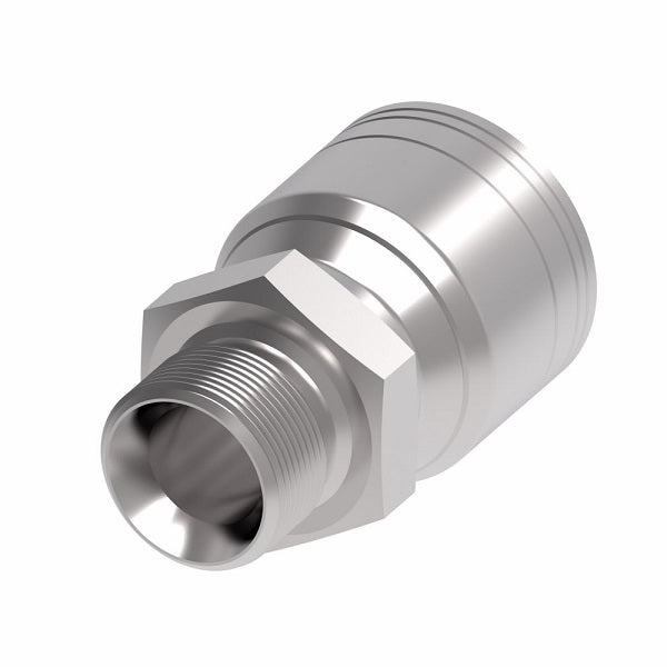 1A10BP10 Aeroquip by Danfoss | 1 & 2 Wire TTC BSP Male Parallel, BSPP (BP) Crimp Fitting | -10 Male BSPP x -10 Hose Barb | Steel