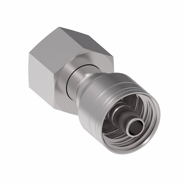 1A32DS20 Aeroquip by Danfoss | 1 & 2 Wire TTC DKO Female Swivel, Heavy Duty (DS) Crimp Fitting | S38 Female DKO/DIN x -20 Hose Barb | Steel