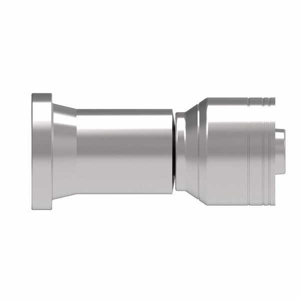1A16FL12 Aeroquip by Danfoss | 1 & 2 Wire TTC SAE Code 61 Split Flange (FL) Crimp Fitting | -16 Code 61 Split Flange x -12 Hose Barb | Steel