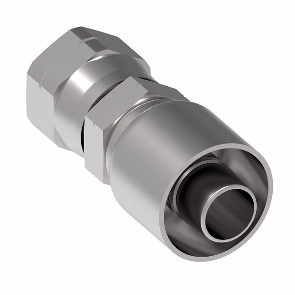 1GA10FS10 Aeroquip by Danfoss | 1 & 2 Wire OTC Female SAE 45° Swivel (FS) Crimp Fitting | -10 Female SAE 45° Swivel x -10 Hose Barb | Steel