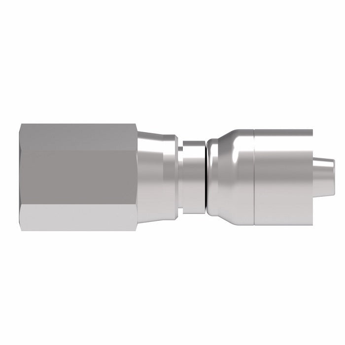 1GA6PF6 Aeroquip by Danfoss | 1 & 2 Wire OTC Female Pipe Swivel Crimp Fitting (PF) | -06 Female Pipe Swivel x -06 Hose Barb | Steel