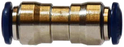 20022N by Midland | Push-In Fitting | Union Connector | 3/8" x 1/4" Tube OD | Nickel Plated Brass