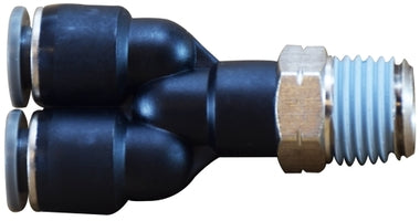 20195C by Midland | Push-In Fitting | Swivel Connector | 1/2" Tube OD x 1/2" Male NPT | Y | Composite Body