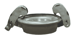 20412 Dixon Valve 12" Type A (Agri-Lock) Quick Connect Fitting - Female with Ring for Welding to Pipe - Unplated Steel