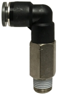 20572C (20-572C) by Midland | Push-In Fitting | Long Pattern | 1/4" Tube OD x 1/8" Male NPT | 90° Elbow | Composite Body