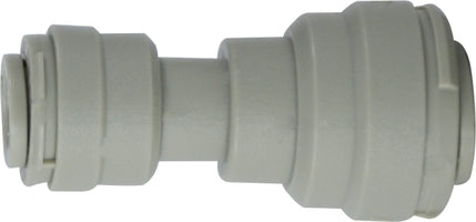 20756P by Midland | Push-In Tube Fitting | Reducing Union | 3/8" Tube OD x 5/16" Tube OD | Plastic