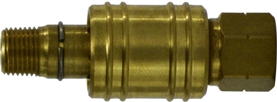 20780 by Midland | Pneumatic Tank Valve | Slide Valve | 1/8" Male NPT x 1/8" Female NPT | Brass