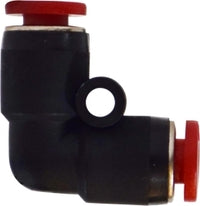 20661 by Midland | Metric Push-In Fitting | Union | 8mm Tube OD | 90° Elbow | Composite Body