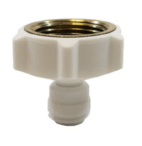 20954P by Midland | Push-In Tube Fitting | Female Connector | 1/4" Tube OD x 3/4" Female BSP | Straight | Plastic