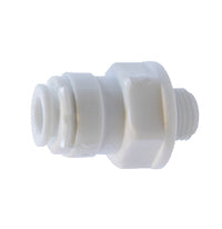 20958P by Midland | Push-In Tube Fitting | Male Connector | 3/8" Tube OD x 3/8" Male BSP | Straight | Plastic