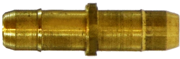 21007 by Midland | Barb for Plastic Tubing | Single Barb Union | 3/8" Tube OD x 1/4" Tube OD | Brass