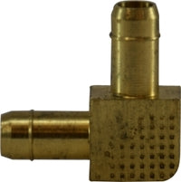 21095 by Midland | Barb for Plastic Tubing | 1/4" Tube OD | 90° Elbow | Brass