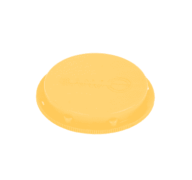211FPT by Banjo | IBC Tank Accessories | 2" Female NPT Cap | Yellow | 20 PSI