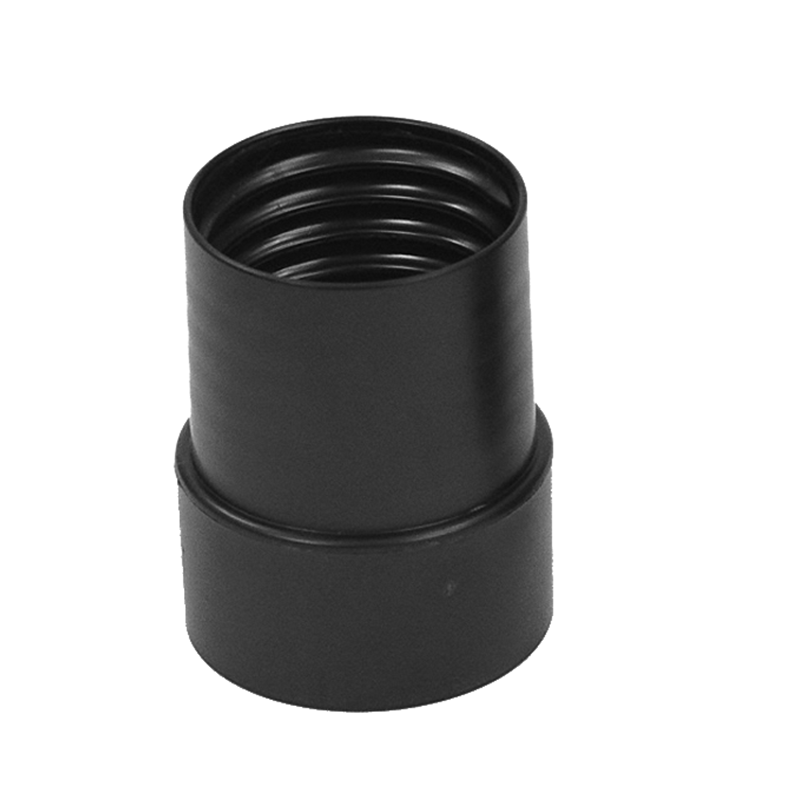 225EF by Flexaust | Hose Adapter | Threaded Female | 2-1/4" Vacuum Intake | Black (Fits 12" All-Plastic Hose)