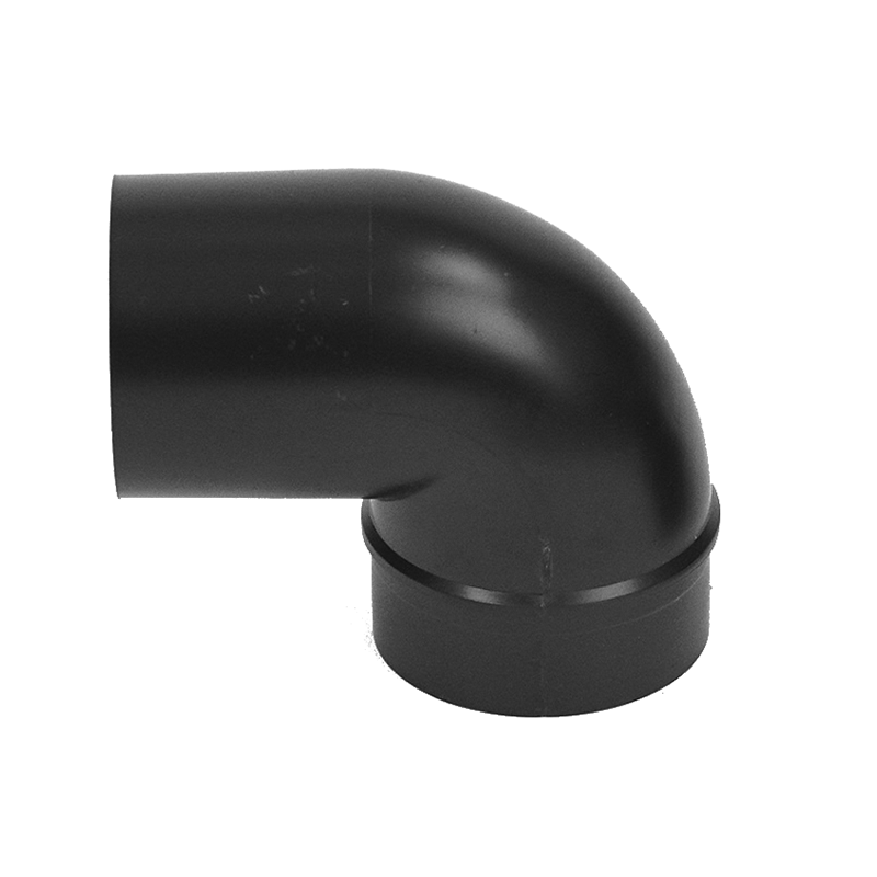 231 by Flexaust | 90° Elbow | 2-1/4" | Black | Plastic