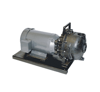 234PPE5V by Banjo | Centrifugal Pumps | 2" Pump with 5.0 HP Three Phase Electric Motor with FKM (Viton) Elastomers | Polypropylene
