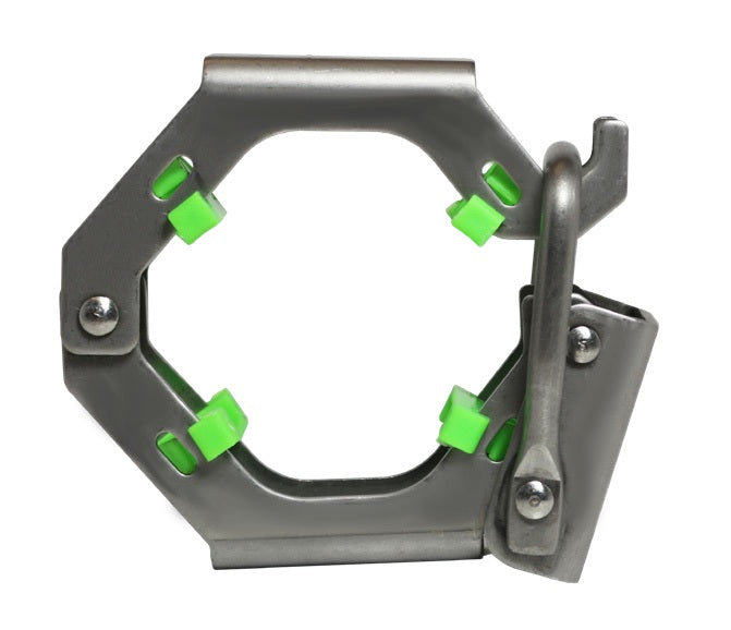 24THP10 by Dixon Valve | 24TH-Series | Sanitary Threadless Tube Hanger with Polypropylene Clips | 1" Size | 304 Stainless Steel
