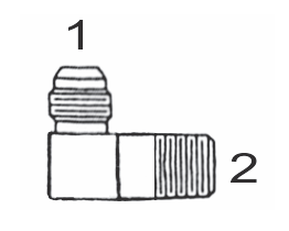 2501 12x12 by Couplamatic | Hydraulic Adapter | 1-1/16-12 Male JIC x 3/4" Male NPTF | 90° Elbow