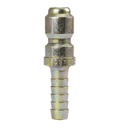 25HP by ZSi-Foster | Quick Disconnect | FST Series | Plug | Straight Thru | 1/4" ID | Hose Stem | Steel
