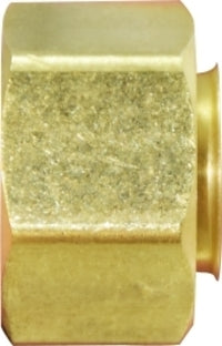 700261-08 by Midland | Lead Free Compression Fitting | Nut with Captive Sleeve | 1/2" Tube OD | Brass | Replaces: 26007LF