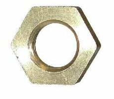 28125 by Midland | Locknut | 3/8" Female NPTF Pipe Thread | Straight | Brass