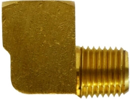 28157 by Midland | 1/4" Female NPTF x 1/4" Male NPTF | 90° Street Elbow | Brass