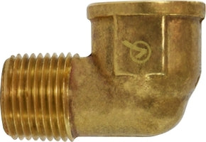 706216-02 by Midland | Lead Free Pipe Fitting | Forged | 1/8" Female Pipe x 1/8" Male Pipe | Tee | 90° Street Elbow | Replaces: 28165LF / 28-165LF