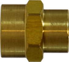 28184L by Midland | Low Pressure Female Pipe Reducing Coupling | 1/2" Female NPTF x 1/4" Female NPTF | Brass
