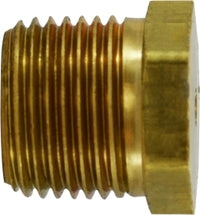 706125-02 by Midland | Lead Free Pipe Fitting | Plug Solid Hex Head | 1/8" Male Pipe | Brass | Replaces: 28201SLF