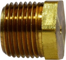 28205S by Midland | Solid Hex Head Plug | 3/4" Male NPTF | Brass