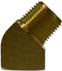 28231 by Midland | 1/4" Female NPTF x 1/4" Male NPTF | 45° Street Elbow | Brass