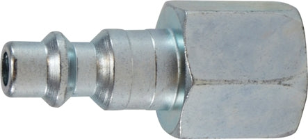 28533 by Midland | Industrial Interchange Pneumatic Plug | 1/8" Female Pipe | 1/4" Body Size | Steel
