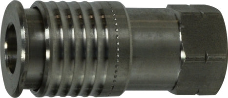28560SS by Midland | Universal Series Pneumatic Coupler | 1/4" Female NPT | 1/4" Body Size | Stainless Steel