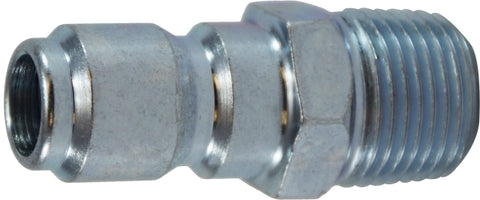 28677 (28-677) by Midland | ST Series (High Flow) Pneumatic Male Plug | 3/4" Male Pipe | 3/4" Body Size | Straight | Steel