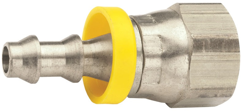 2881621SS by Dixon Valve | Push-On Hose Barb Fitting | Female 37° JIC Swivel | 1" Tube OD | 1" Hose ID x 1" Female JIC | 303 Stainless Steel