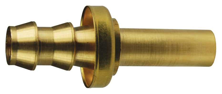 2940404CBC by Dixon Valve | Push-On Hose Barb Fitting | Rigid Tube | with Brass Cap | 1/4" Tube OD x 1/4" Hose ID | Brass