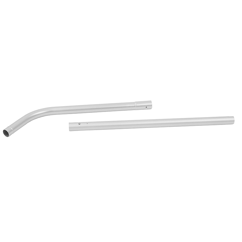 29A138 by Flexaust | Friction Fit Single Bend Two-Piece Wand | 1-1/2" ID | Neck Size: (38mm) | Button Lock Connection | 54" Length | Aluminum
