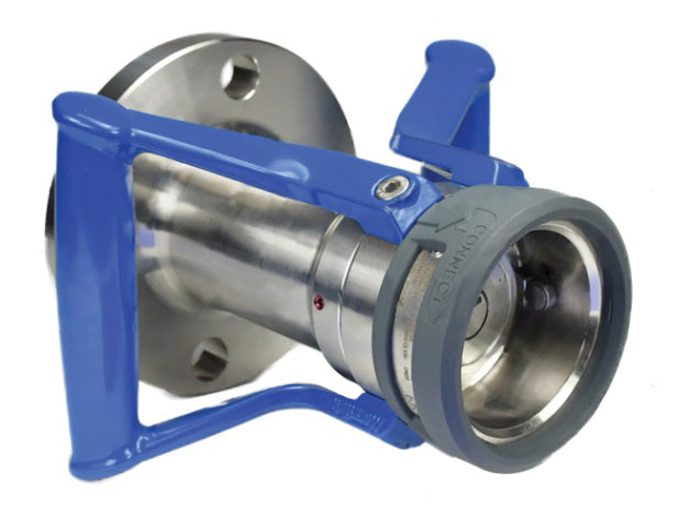 2DDC200SSFL by Dixon Valve | MannTek Dry Disconnect Coupling 2.0 Design | 2" 150# ASA Flange x 70mm Body Size | 316 Stainless Steel