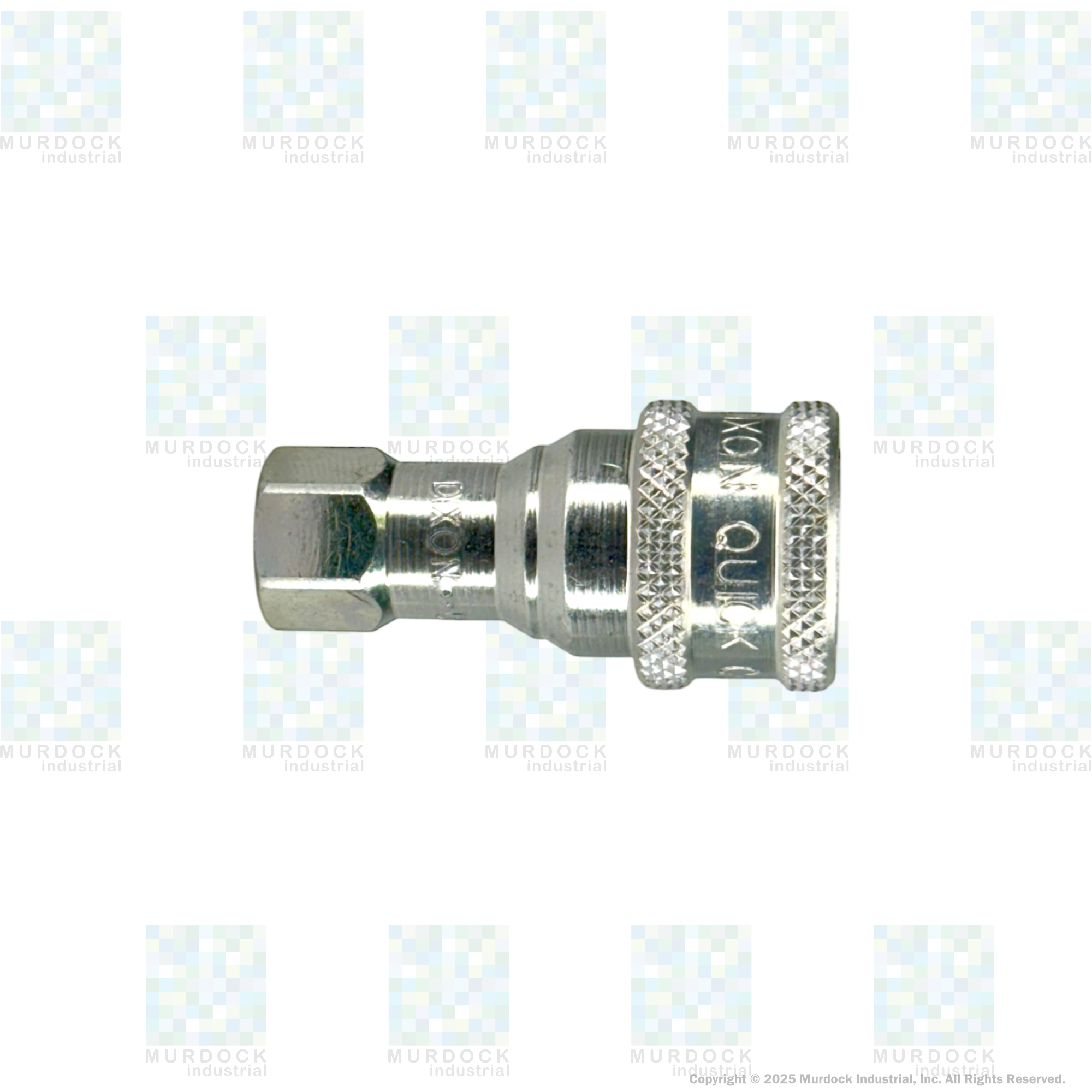 2HF2 by Dixon Valve | Hydraulic Quick Disconnect Coupling | H-Series | 1/4" Female NPTF x 1/4" ISO-B Interchange | Socket | Nitrile Seal | Steel