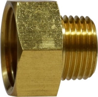 30093 by Midland | Garden Hose Fitting | Rigid | 3/4" Female GHT x 3/4" Male NPTF | Brass