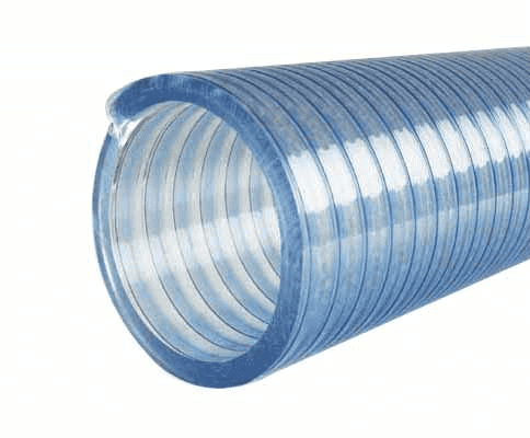 3010-0125-100 by Jason Industrial | 3010 Series | HD FDA USDA 3-A Liquid Food Suction Hose | 64 PSI | 1-1/4" ID | 1.54" OD | Clear | PVC | 100ft